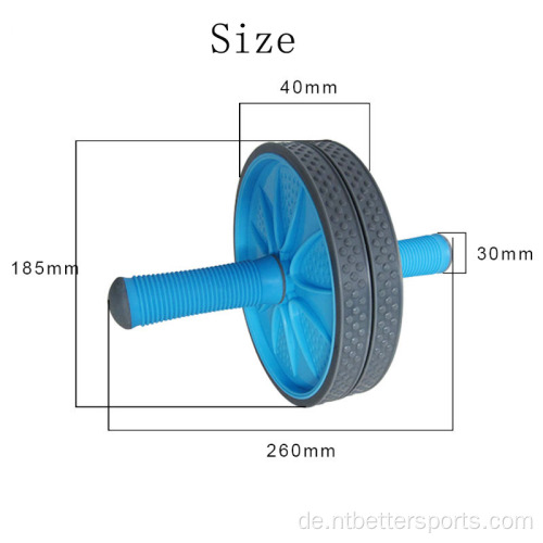 Bodybuilding -Übung Doppelradwalze